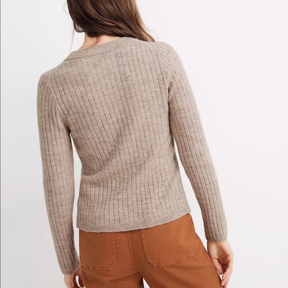 MADEWELL MERRITT SHRUNKEN CARDIGAN SWEATER - Picture 3 of 4